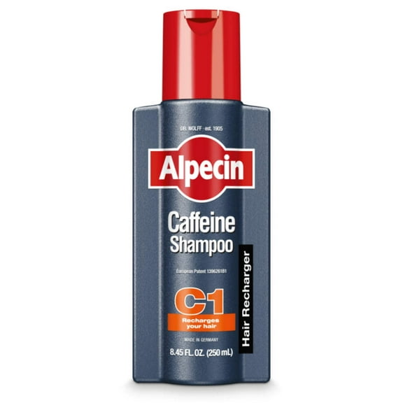 Alpecin Caffeine Shampoo C1 - Cleanses the Scalp to Promote Natural Hair Growth