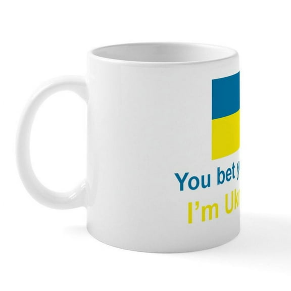 CafePress - Ukraine_Dupa_Dark Mug - 11 oz Ceramic Mug - Novelty Coffee Tea Cup