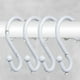 thumbnail image 1 of Stainless Steel S Shaped Hooks Rust Proof Set Of 12 Hanger Rings For Bathroom, 1 of 5