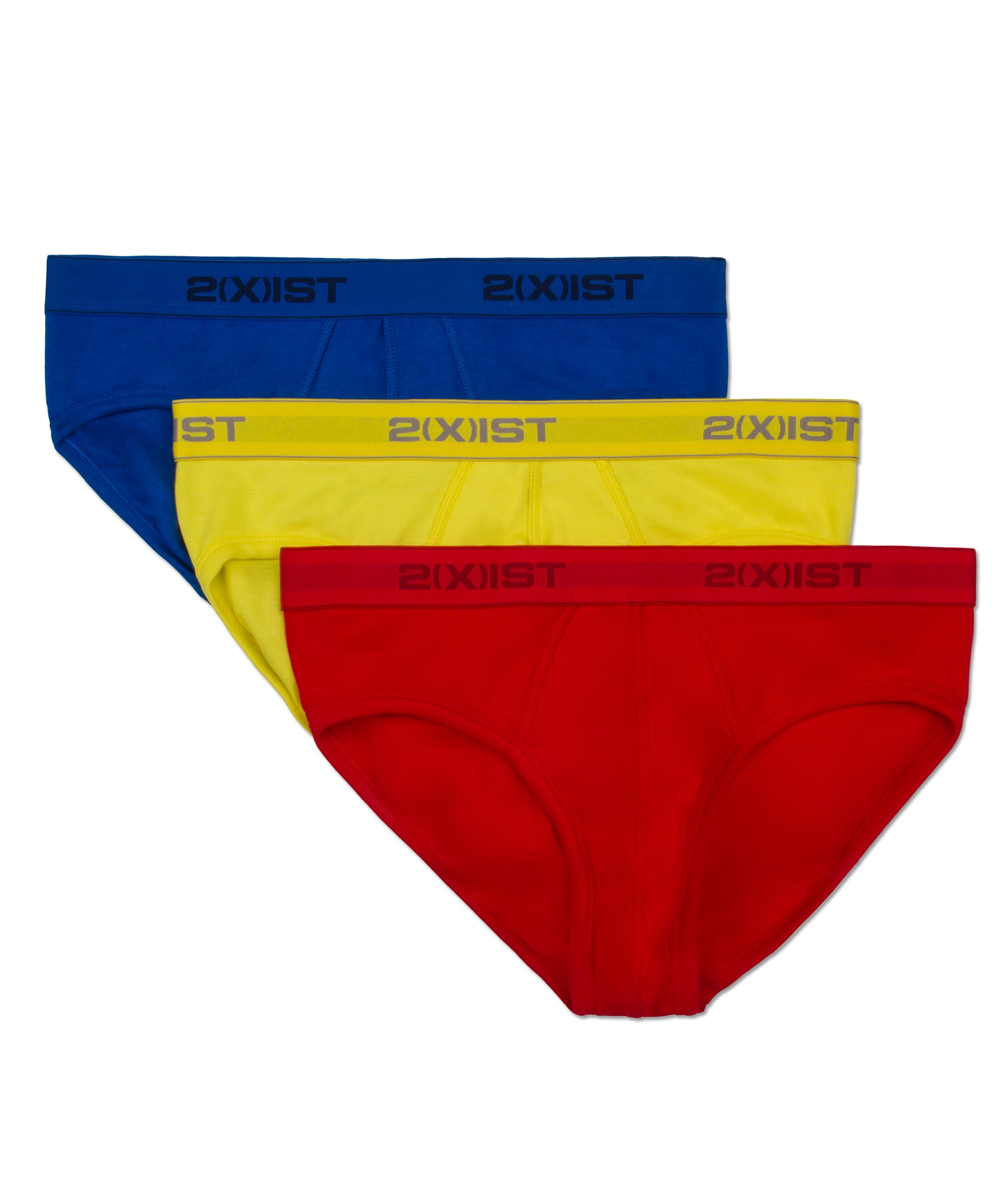 2(x)ist Mens Essential NoShow Brief 3Pack Style3102032003