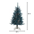 thumbnail image 3 of Sterling 4 ft. Pre Lit Clear UL Dark Blue Tuscany Tinsel Tree, 3 of 4