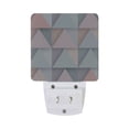 thumbnail image 5 of Yayeee LED Night Light for The Home Plug in With Light Sensors 2 Pack, Green Geometric, 5 of 6