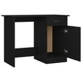 thumbnail image 3 of vidaXL Desk Black 100x50x76 cm Engineered Wood, 3 of 5