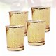 thumbnail image 2 of 4 portavelas de cristal chapado, portavelas de té de cristal, portavelas de aromaterapia, para bodas, fiestas y banquetes (dorado)., 2 of 7
