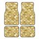 thumbnail image 1 of Fotbe Mermaid Fish Scale Juego de 4 Tapetes para Auto con Estampado – Alfombrillas de Goma Reforzada, Diseño Antideslizante, Protección para Todo el Año – Vehículos, Autos, Camionetas y SUVs, 1 of 7