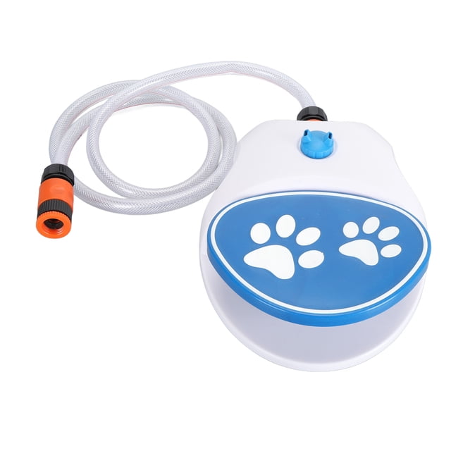 Alimentador de Agua de Paso para Perros, Fuente de Agua Para Perros sensato A Prueba de Fugas Conveniente Auticú 2 Modos de dispensación de Agua Activada Con Manguera