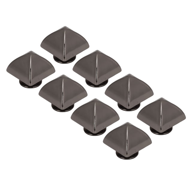 20Pcs 12mm Pyramid Studs, Zinc Alloy Square Screw Rivets Set, Enhancing Belts Bags Wallets Clothes with Electroplated Finish for Rusting Resist, Long Lasting Shine, Suitable for