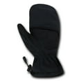 thumbnail image 3 of Fleece Shooters Mittens, Black, XL, 3 of 6