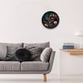 thumbnail image 6 of Dinosaur 9.8 Inch Silent Round Digital Wall Clock - Battery Operated Clocks for Bedroom Living Room Kitchen Bathroom Decoration, 6 of 6