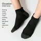 thumbnail image 5 of 6/12 Pairs High Quality New Cotton Socks Men Women Sports Solid Color Short Sock Cycling Breathable Mesh Ankle Summer Socks, 5 of 5