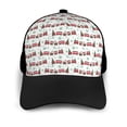 thumbnail image 3 of Yiaed Christmas Train Print Baseball Cap Dad Hat Polo Style Plain Blank Adjustable Size, 3 of 5