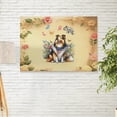thumbnail image 2 of Shetland Sheepdog Celebrates Spring and Enjoys a Happy Easter Horizontal Matte Canvas Poster Sheltie Dog Lover Gifts Wall Art Home Decor - 02001, 2 of 5