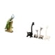 thumbnail image 5 of Majestuosa estatua de jirafa y , escultura de cerámica de animal, figura decorativa moderna para escritorio, mesa, centro de mesa, oficina, e, 5 of 8