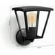thumbnail image 2 of Lámpara de pared inteligente para exteriores Philips Hue Inara Black, paquete de 1, 2 of 8