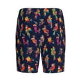thumbnail image 7 of Daiia Colorful Birds Mens Woven Stretch Pajama Short,Short Pajama Pants-3X-Large, 7 of 7