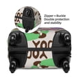thumbnail image 4 of Xecao Dog Doing Yoga print Elastic Luggage Cover, with double-sided print , is perfect for travel, business, and daily use, 4 of 9