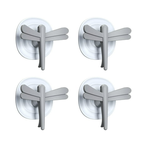 

yegeUY 50% off Clear! Hole Free Hook Multi Function Magnetic Hook Creative Sealing Seal Clip Refrigerator Stickers Magnetic Suction Stick Hook Dragonflys Hook