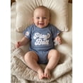thumbnail image 4 of BemeyourBBs Newborn Baby Boys Baseball Golf Outfit Infant Baby Boy Summer Clothes Waffle Bubble Romper Casual Baseball Golf Letter Embroidery Short Sleeve Bodysuit Playsuit, 4 of 9