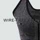 thumbnail image 5 of Paquete de 2 ropa interior deportiva para mujer con almohadillas extraíbles, cremallera frontal y sujetador push-up con cremallera, para yoga, fitness, correr y trotar JM MX-0135222FYD, 5 of 5