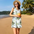 thumbnail image 3 of Defioc Mallard Ducks Wild Birds Pattern Women's Summer Dresses 2025 Beach Casual Sleeveless Tank Loose Sundress Beach Vacation Clothes with Pocket -Medium, 3 of 7