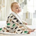 thumbnail image 3 of Cute Dinosaur Cartoon Pattern Soft Sherpa Fleece Throw Blanket, Warm Cozy Plush Blanket for Sofa Bed Couch, All Season, 30"x40", 3 of 5