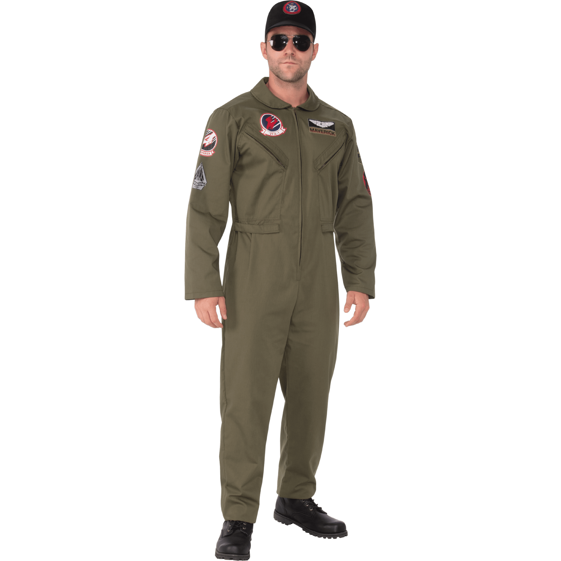 Top Gun Maverick Halloween Costume for Adults, Men's Size XL (40/42), by Rubies