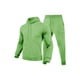 thumbnail image 3 of Ceisia Men's Solid Color Hooded Tracksuit Set with Cargo Pockets for Casual & Sports Wear Green L Gifts, 3 of 5