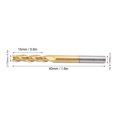 thumbnail image 4 of Broca Para Enrutador, Cortador De Fresado De Extremo Plano Duradero De 3 Flautas, Revestimiento De Titanio Para Taladrado, Grabado, Corte De Fresado Amonsee 3‑Flute Flat End Milling Cutter, 4 of 8