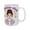 white, variant on 15oz "Teacher Vibes" Ceramic Mug – Cartoon Teacher Design, Inspirational Quote Coffee Cup for Educators