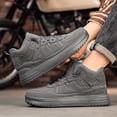 thumbnail image 5 of Men’s High Top Basketball Sneakers Plus Size Lightweight Durable Athletic Shoes Lace Up Non Slip Outdoor Walking Training Footwear Comfortable Fashion Streetwear for All Day Support and Performance, 5 of 9