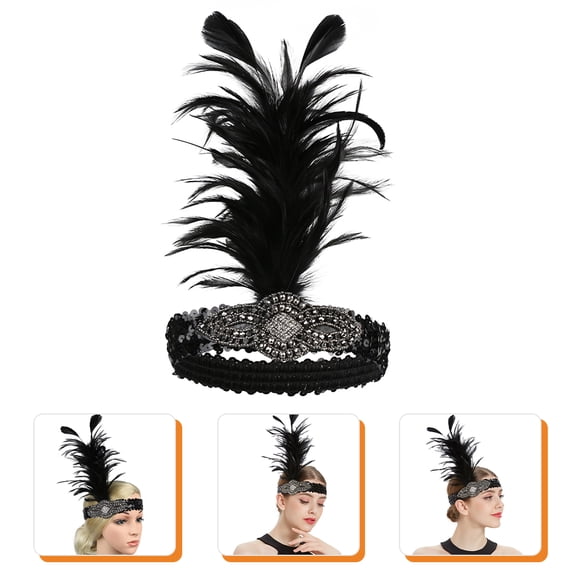 Luxshiny Headbands for Fashion Vintage Headpiece with Artificial 1Set