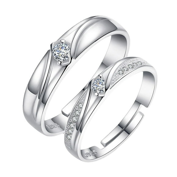 Forever Love Knot Adjustable Thumb Ring Creative Knot Symbolizing Open Ring Fashion Girls Jewelry Opening Is Adjustable