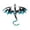 Blue, variant on Cartoon Dragon Enamel Pin for Men Unique Suit Brooch Metal Decorative Pin for Jackets Coats Accessories Lapel Badge