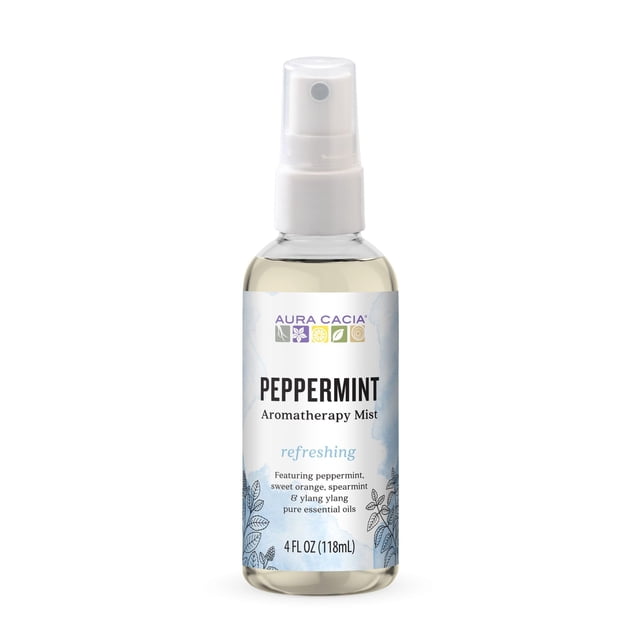 Bruma corporal y de habitación Aura Cacia Refreshing Peppermint 120 ml