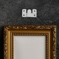 thumbnail image 4 of LITINKIMI 32pcs Stainless Steel Flush Mount Brackets Picture Hanging Kit Unique Design for Versatile Use Silver, 4 of 6