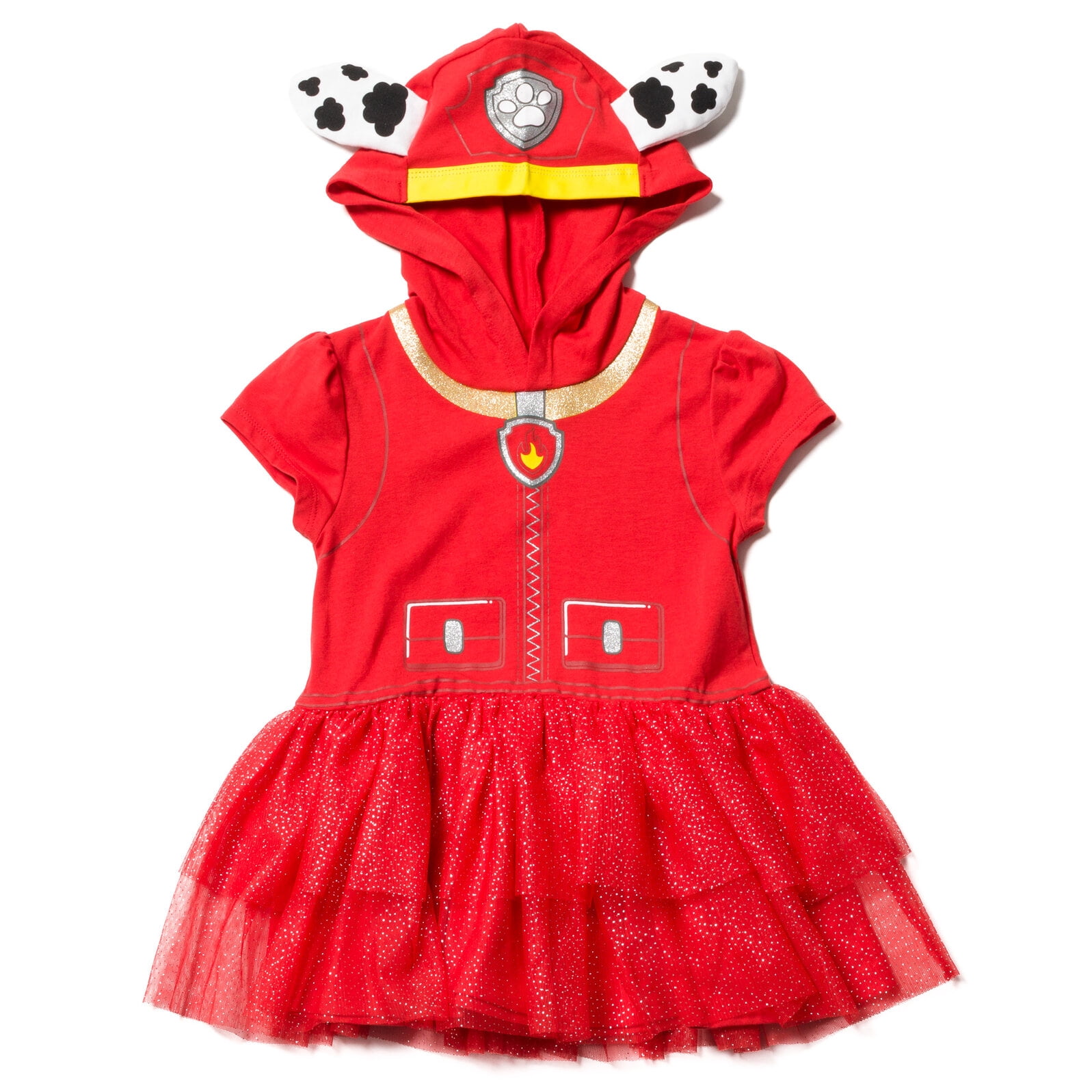 Paw Patrol Marshall Toddler Girls Cosplay T-Shirt Dress and Leggings Outfit Set Toddler to Little Kid