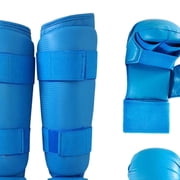 Dualoai Karate Sparring Gear Set Boxing Gloves Shin Guards Boxing Equipment for Sparring S