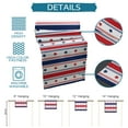thumbnail image 6 of 4th of July Table Runner 90 Inches, Red Blue Star Patriot Independence Day Bed Runner Dresser Scarves Tabletop for Indoor Outdoor Parties/Ceremony/Banquet, 13" x 90", 6 of 7