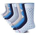 thumbnail image 1 of Calcetines de vestir Tommy Hilfiger, paquete de 10 unidades, mezcla de algodón suave, azul, 1 of 6