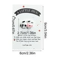 thumbnail image 3 of Pocket Hug Card Cow Design Hug in a Pocket Card Mini Encouragement Gift Cute Animal Pocket Hug for Her Him Friends Family Teacher Valentine's Day, 3 of 6