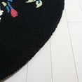 thumbnail image 3 of Safavieh Chelsea Ainsley Floral Area Rug, Black/Rose, 5' x 8' Oval, 3 of 11