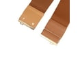 thumbnail image 2 of INSPIRE CHIC Women's Elastic Belts for Dresses Wide Belts Hook Buckle Retro Brown, 2 of 4