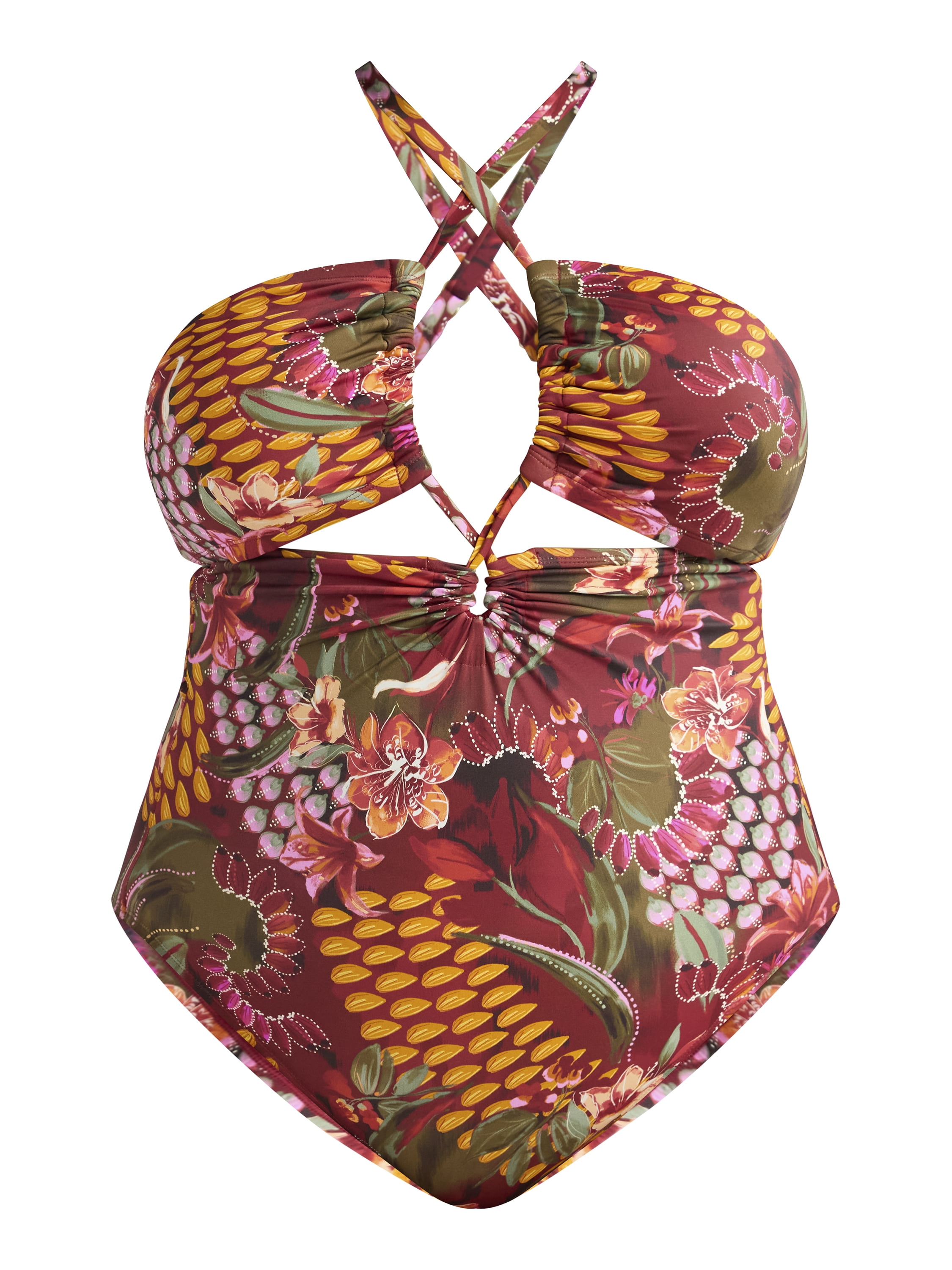Sofia by Sofia Vergara Women's and Women's Plus Claudia One Piece Swimsuit, Sizes XS-3X