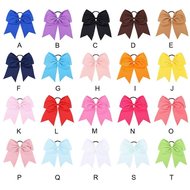 Becaristey Multiple Colors Available Hair Bobbles For All Occasions Practical Gifts For Girls Bow Hair Bobbles 18