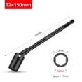 thumbnail image 1 of 150mm Hex Shank For 360 Degree Rotatable Driver Socket Head Adapter H8-H19 12mm, 1 of 1