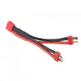thumbnail image 2 of Ymiko T-Plug 2 Male To T-Plug 1 Female Power Cable Silicone Wire For 2-6S Lipo Battery, 2 of 8