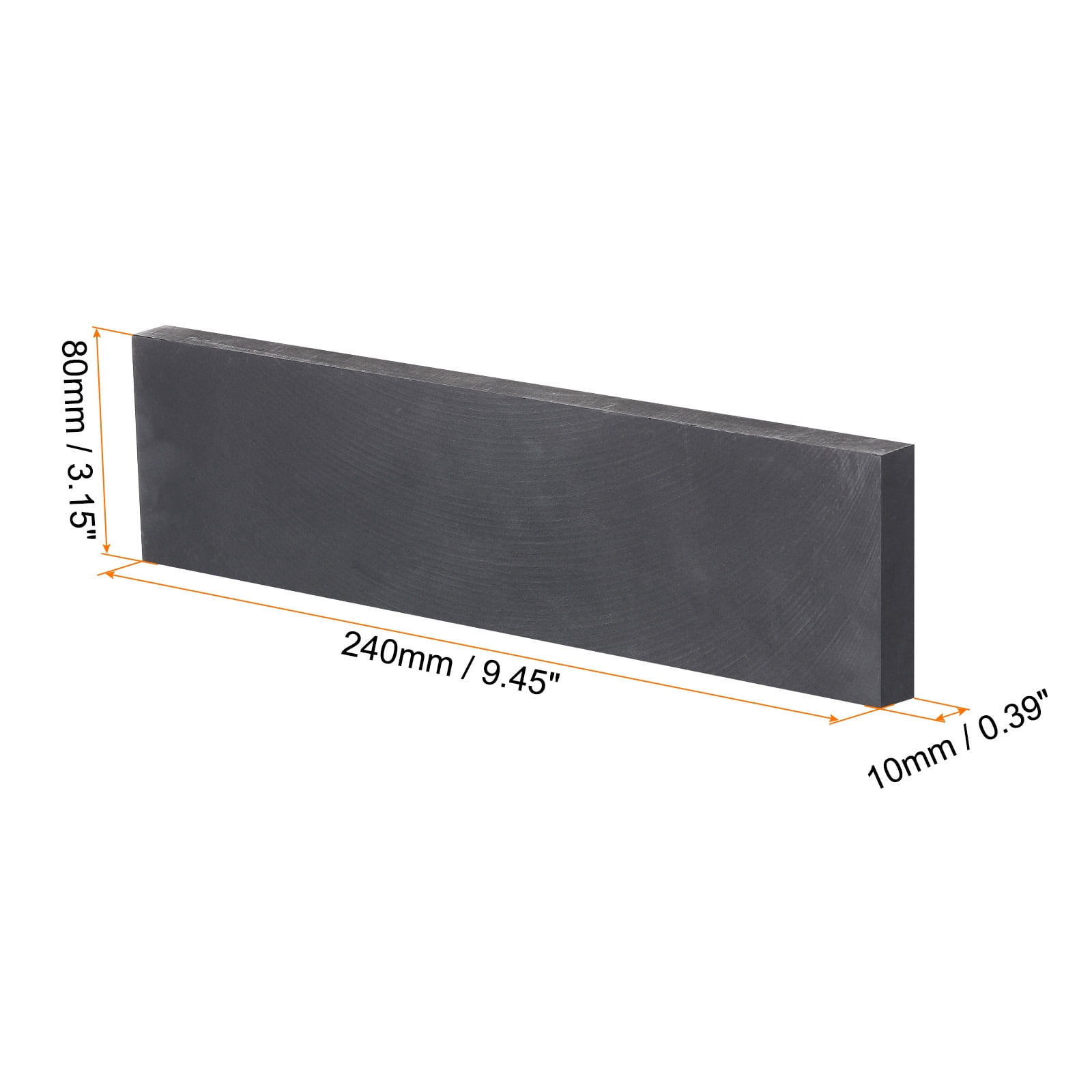 Plaque De Graphite 70x80x10mm, Bloc électrode, Marque Uxcell, Poids 0.161kg, Neuve