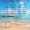 thumbnail image 3 of Diufon Beach Shorts for Women Elastic Waist Drawstring Loose Wide Leg Shorts Knee Length Summer Casual Clothes, 3 of 9