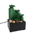 thumbnail image 3 of Tabletop Water Fountain, Circulating Water Decorative USB Desk Waterfall Fountain Automatic Pump with LED Light Stones, Tabletop Fountain for Living Room Office Home Work, 3 of 7