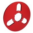 thumbnail image 1 of Pro Empty Reel, 1/4 7 Inch 4 Color Selection Aluminum Alloy Reel Tape, 3 Hole Opening Machine Part Tape Takeup Reel for, 1 of 8